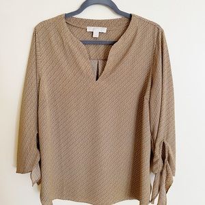Michael Kors XL blouse in gold chain pattern
